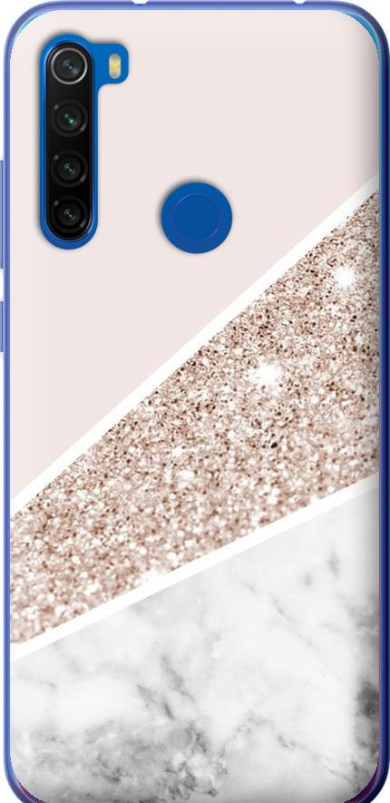 Чехол на Xiaomi Redmi Note 8T Пастельный мрамор (4342t-1818-42517)