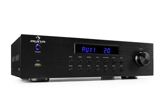 Стереоусилитель Auna AV2-CD508BT HiFi 8x50 Вт (10031404)