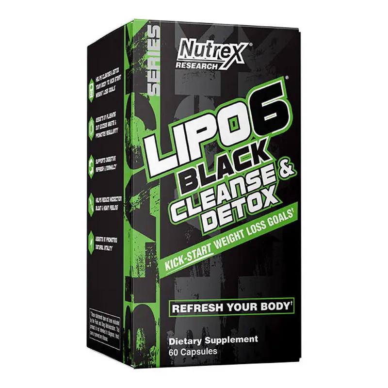 Комплекс антиоксидантов Nutrex Lipo 6 Black Clean & Detox 60 капс. (21193-01)