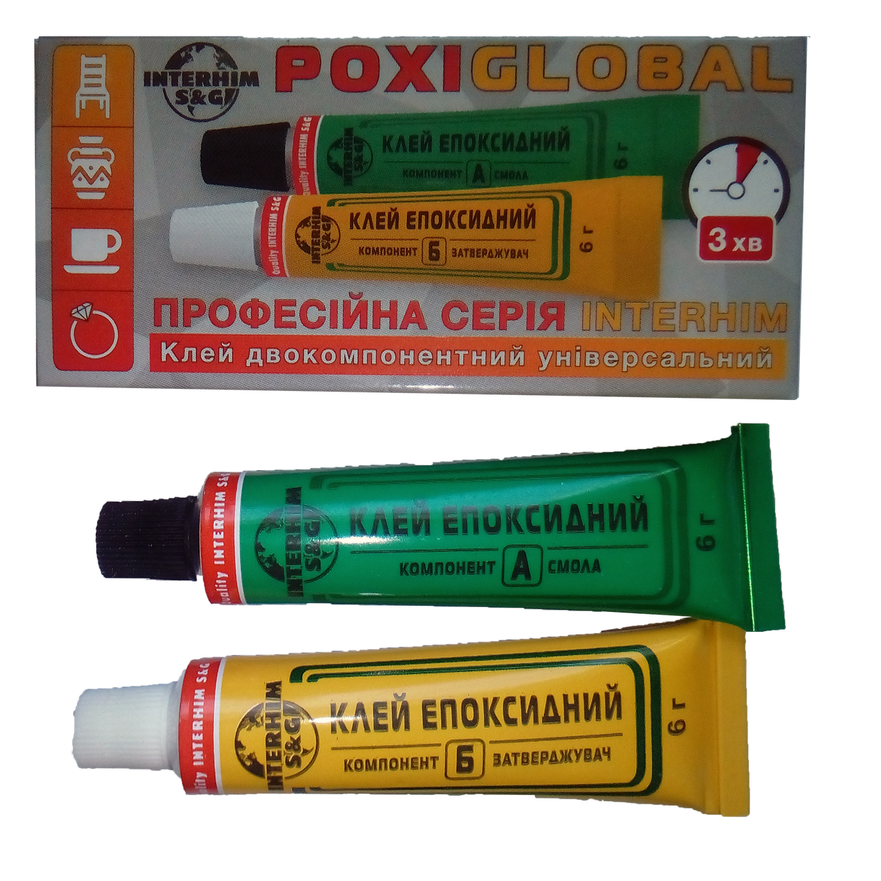 Клей ІнтерХім Poxiglobal (4164) - фото 2