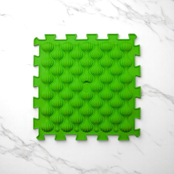 Розвиваючий килимок масажний Пазл мушлі 1 ел. Зелений (OR00001271) - фото 2