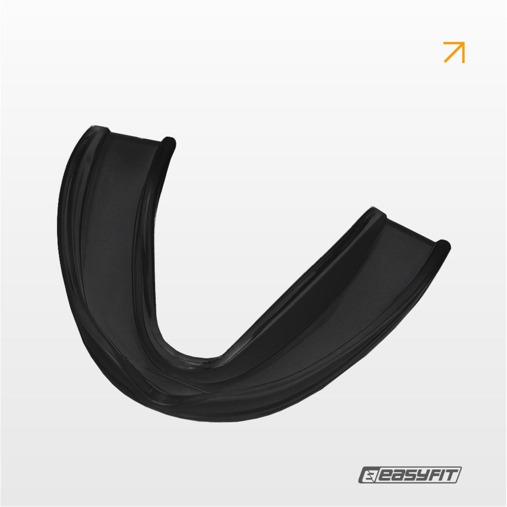 Капа для бокса EasyFit одночелюстная Черный (EF-0390-bk) - фото 5