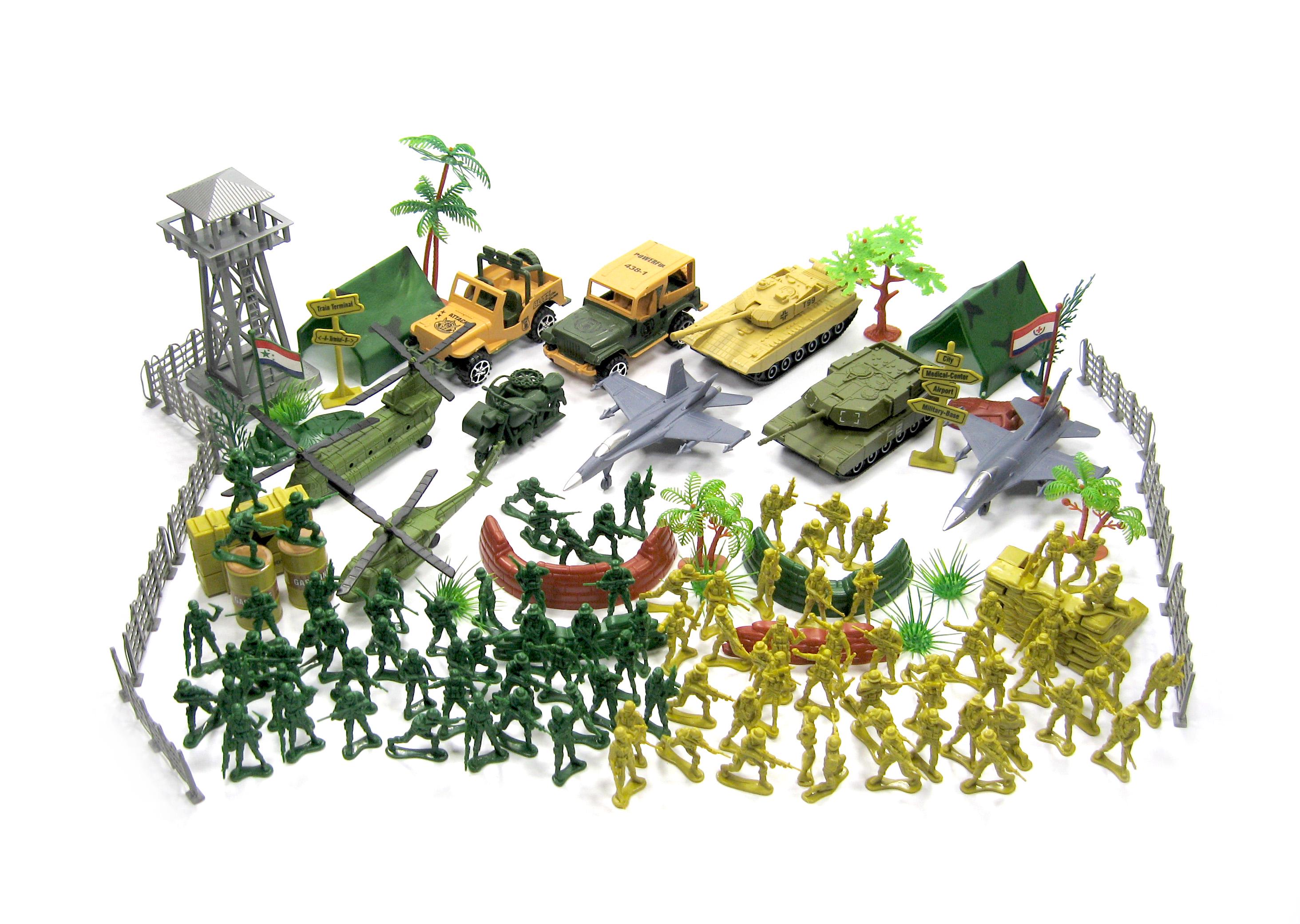Набір військовий 849-7 військова техніка солдатики вежа
