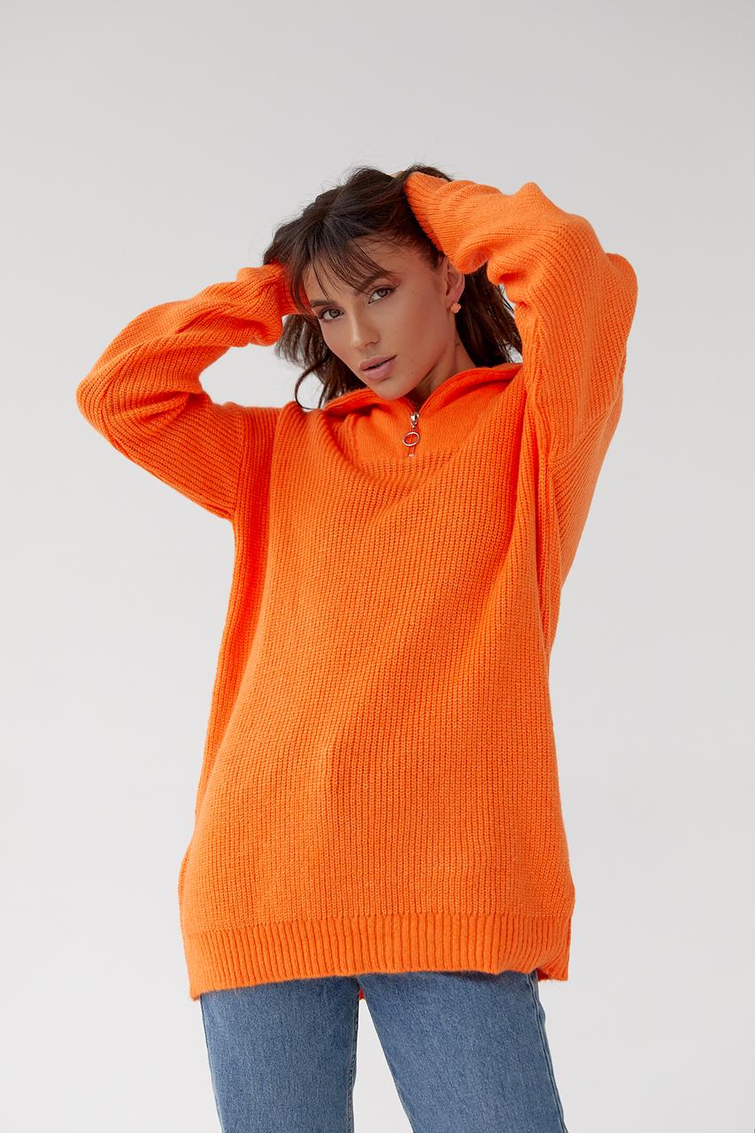 Туника оверсайз S Оранжевый (9506336) - фото 3 Туника оверсайз S Оранжевый (9506336) - фото 3