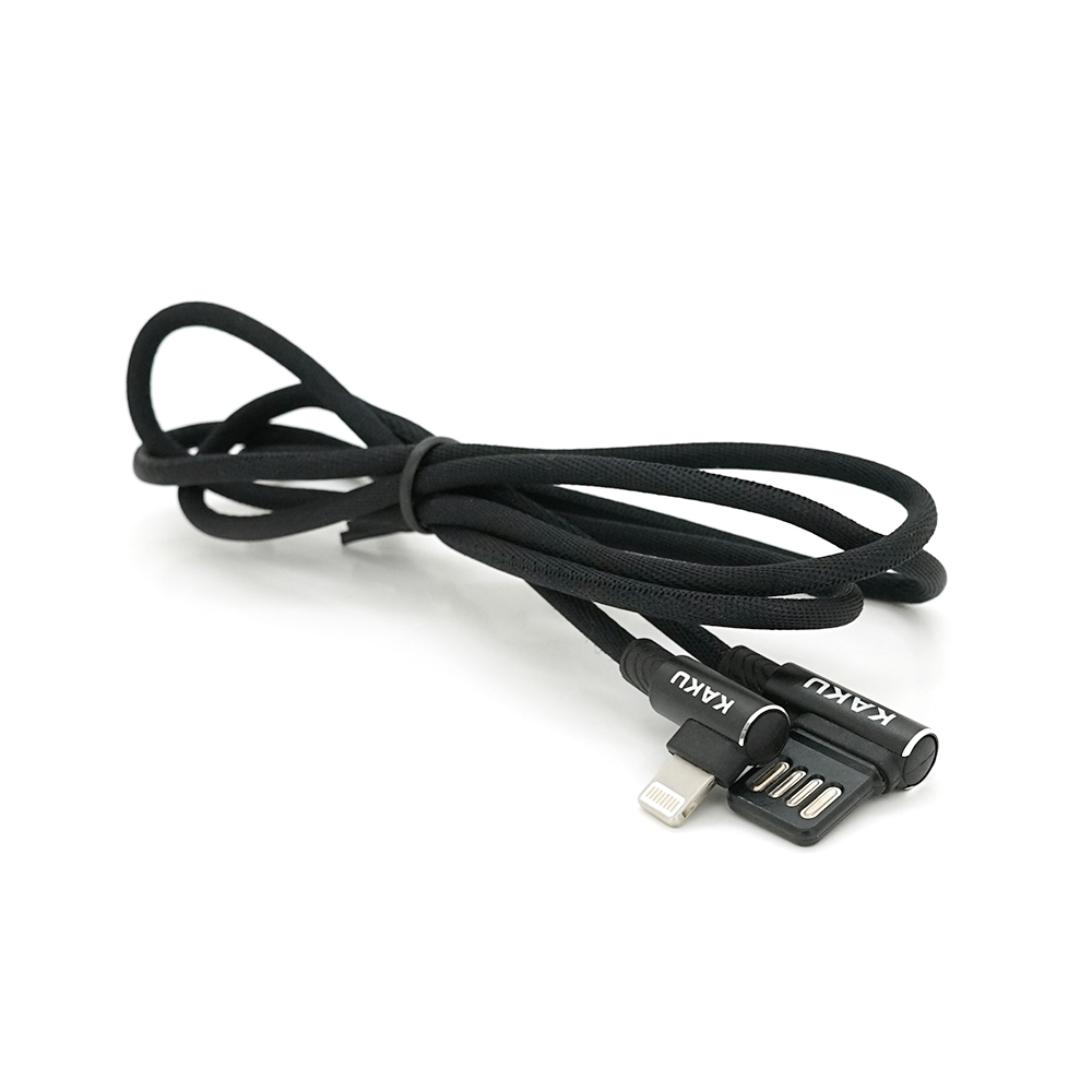 Кабель iKaku KSC-028 JINDIAN для 2,4A 1 м Черный (26806)