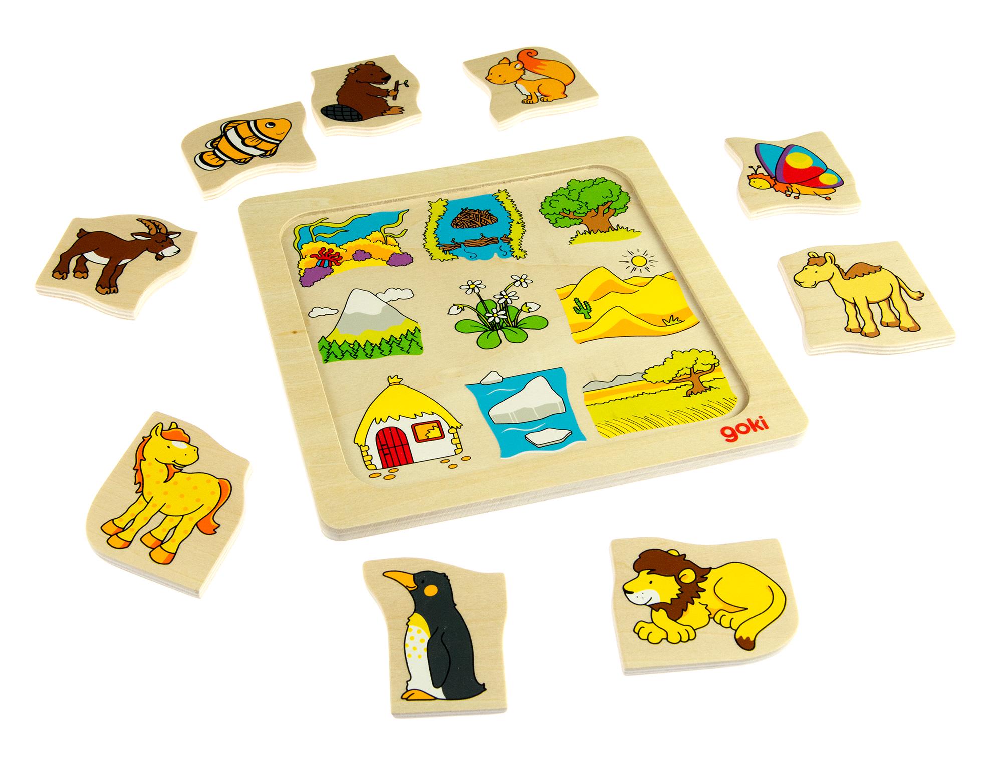 Настольная игра для детей Goki Животные (56725) - фото 4 Настольная игра для детей Goki Животные (56725) - фото 4