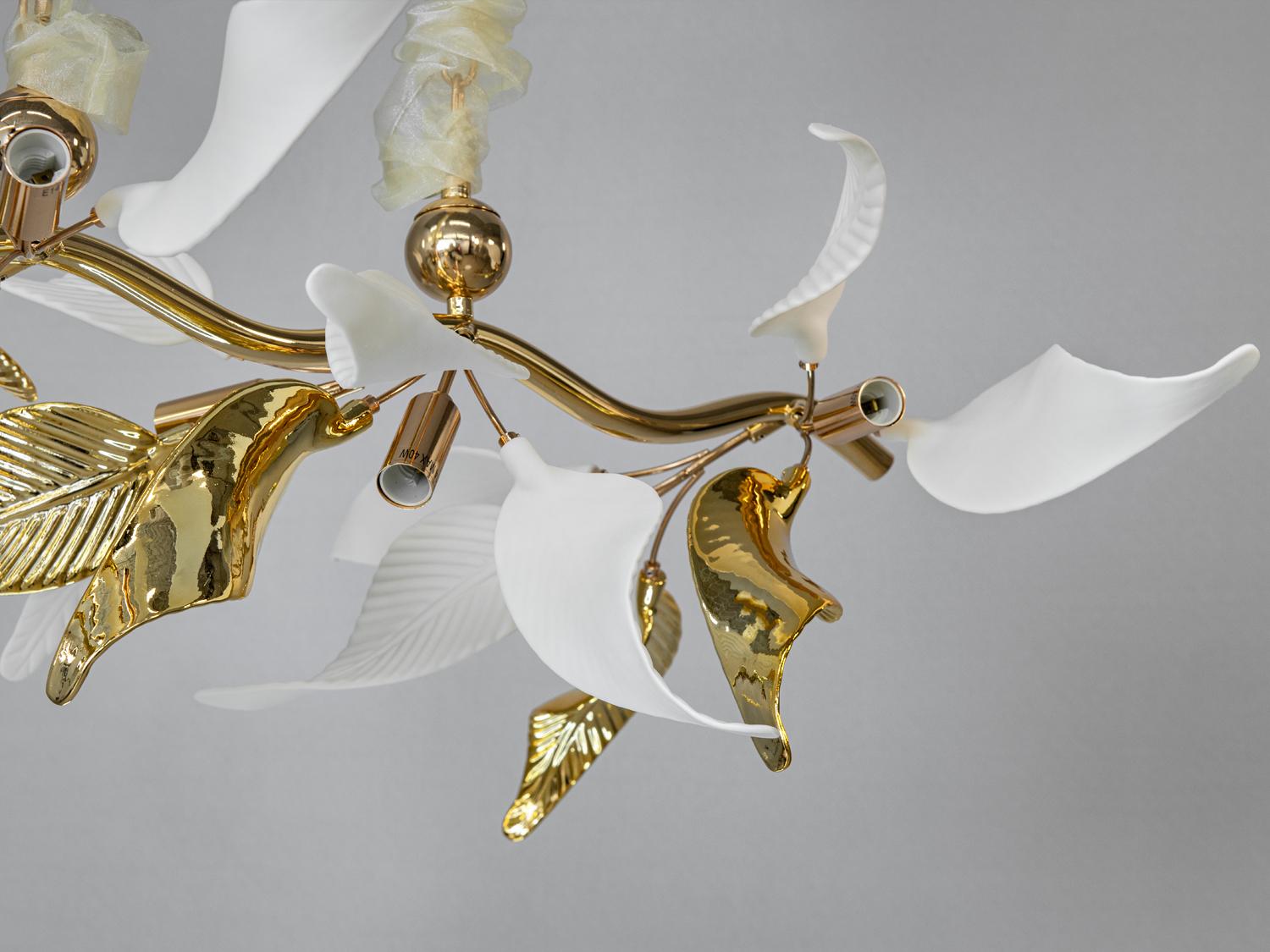 Люстра підвіс Золотий (7208-8pl gd) - фото 4 Люстра підвіс Золотий (7208-8pl gd) - фото 4