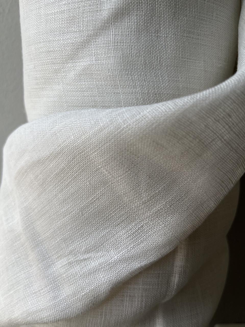 Ткань натуральная Linen Plus 100% лен марля Молочный 759 - фото 3 Ткань натуральная Linen Plus 100% лен марля Молочный 759 - фото 3