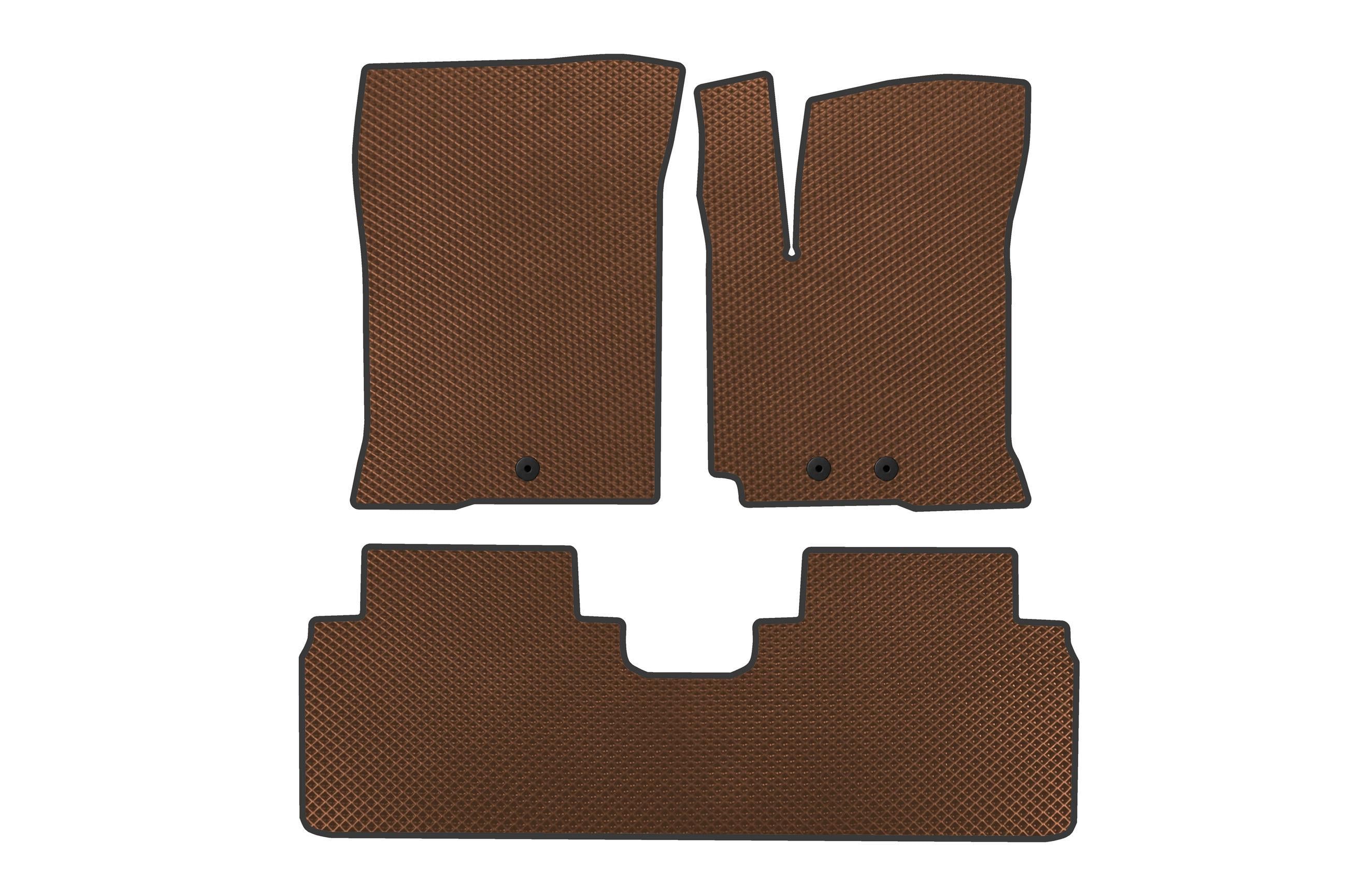 Коврики автомобильные Digital Designs EVA для Hyundai IX-20 2010-2019 гг. этилвинилацетат Коричневый (183518)