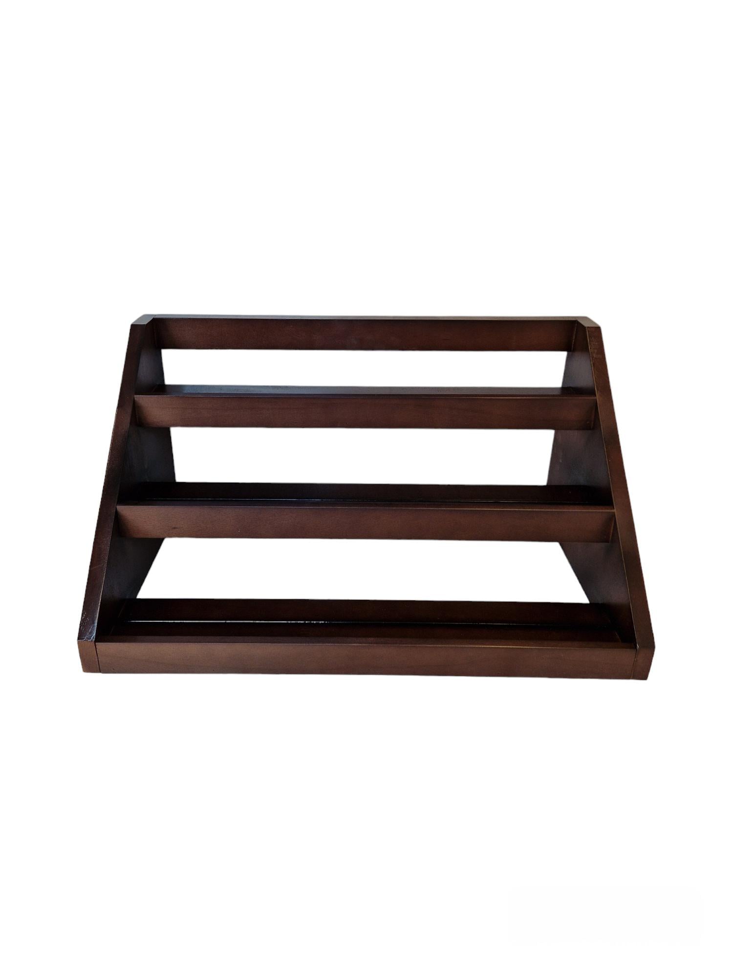 Органайзер-полочка для кухни для хранения банок на 3 полочки 250х500х300 мм Коричневый (18594839)