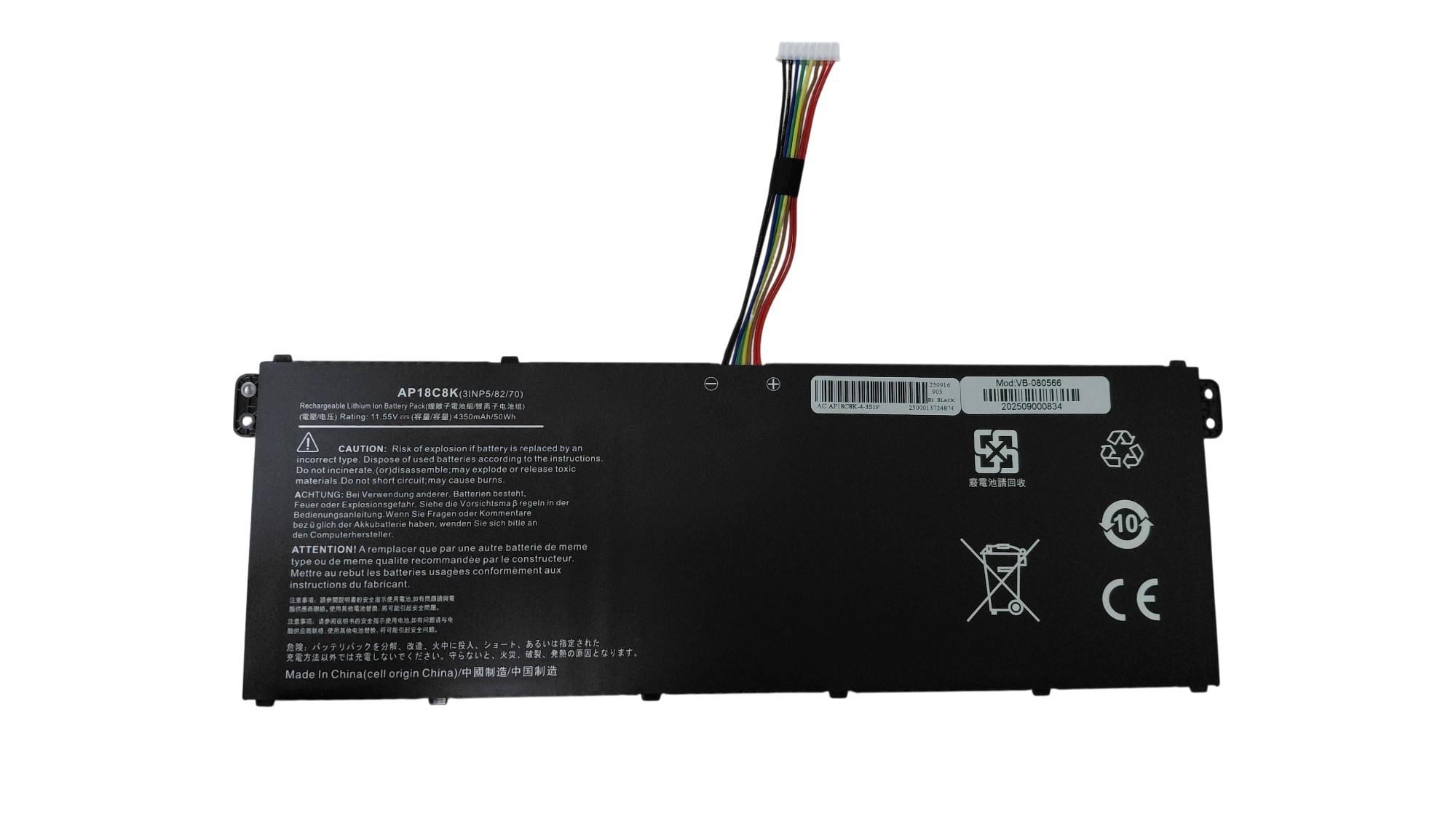 Аккумулятор для ноутбука Acer AP18C8K Swift 3 SF314-57 11,55V 4350 mAh OEM Аккумулятор для ноутбука Acer AP18C8K Swift 3 SF314-57 11,55V 4350 mAh OEM