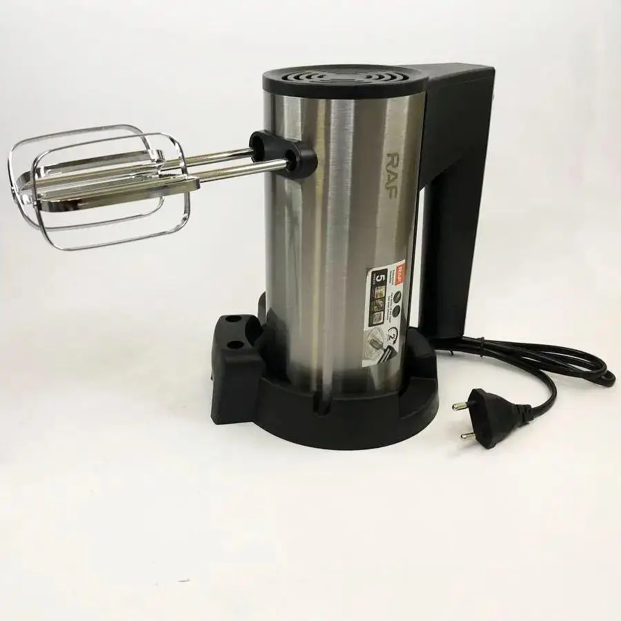 Миксер кухонный на подставке с 2 насадками RAF R-6629А 5 скоростей и турборежим ручной 800W 220-240 В 50-60 Гц (opt-15846)