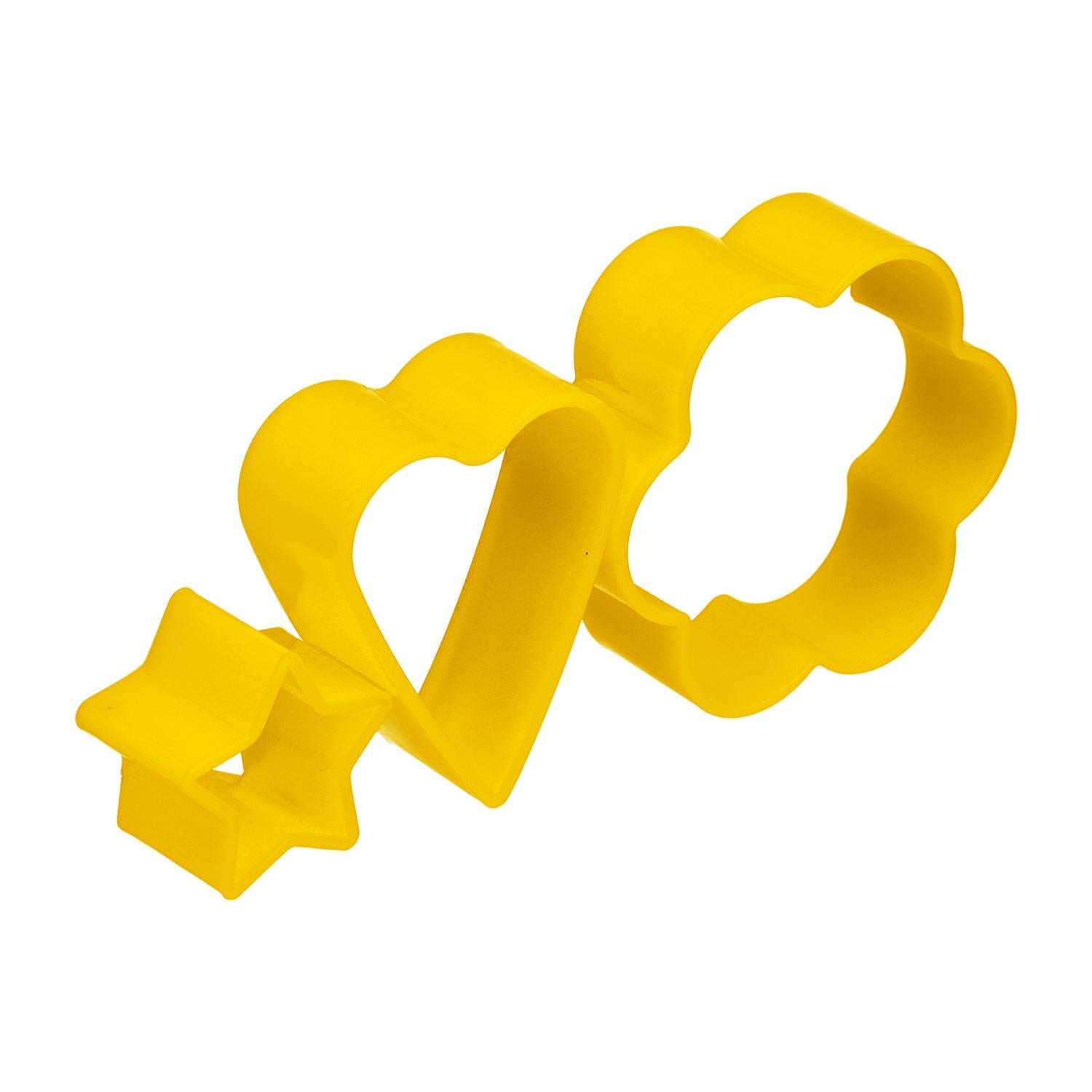 Набор форм для кухни 3 шт. Желтый (20740117)