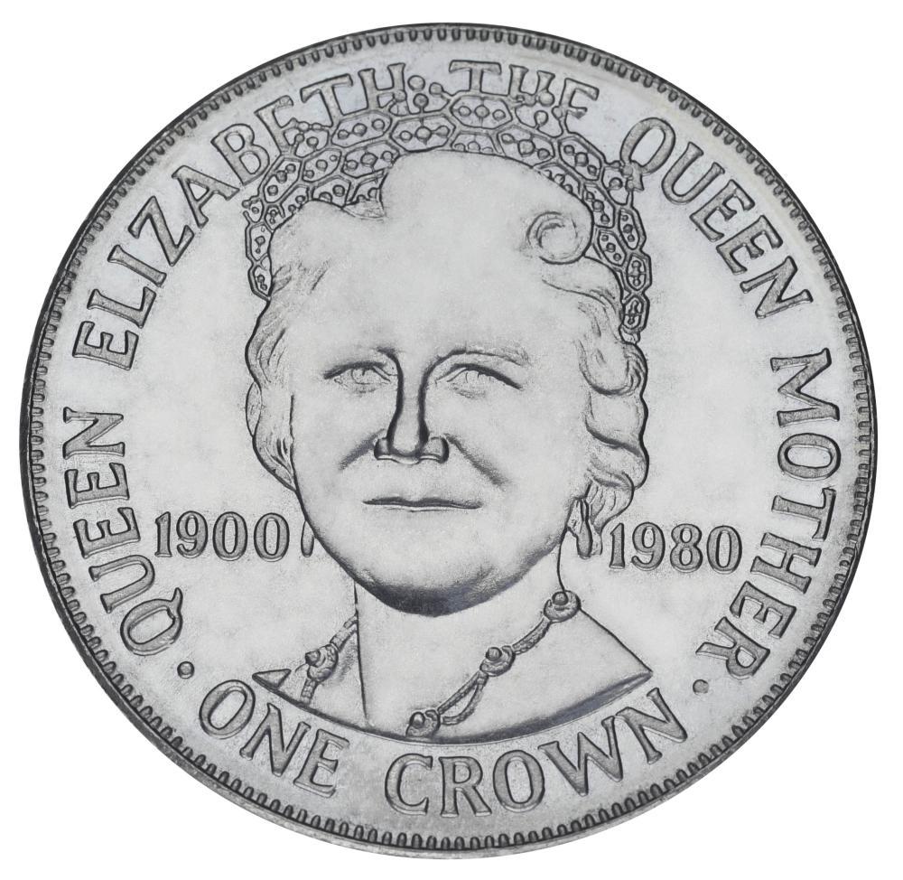 Коллекционная монета Остров Мэн 1 крона 1980 UNC (KM#68)