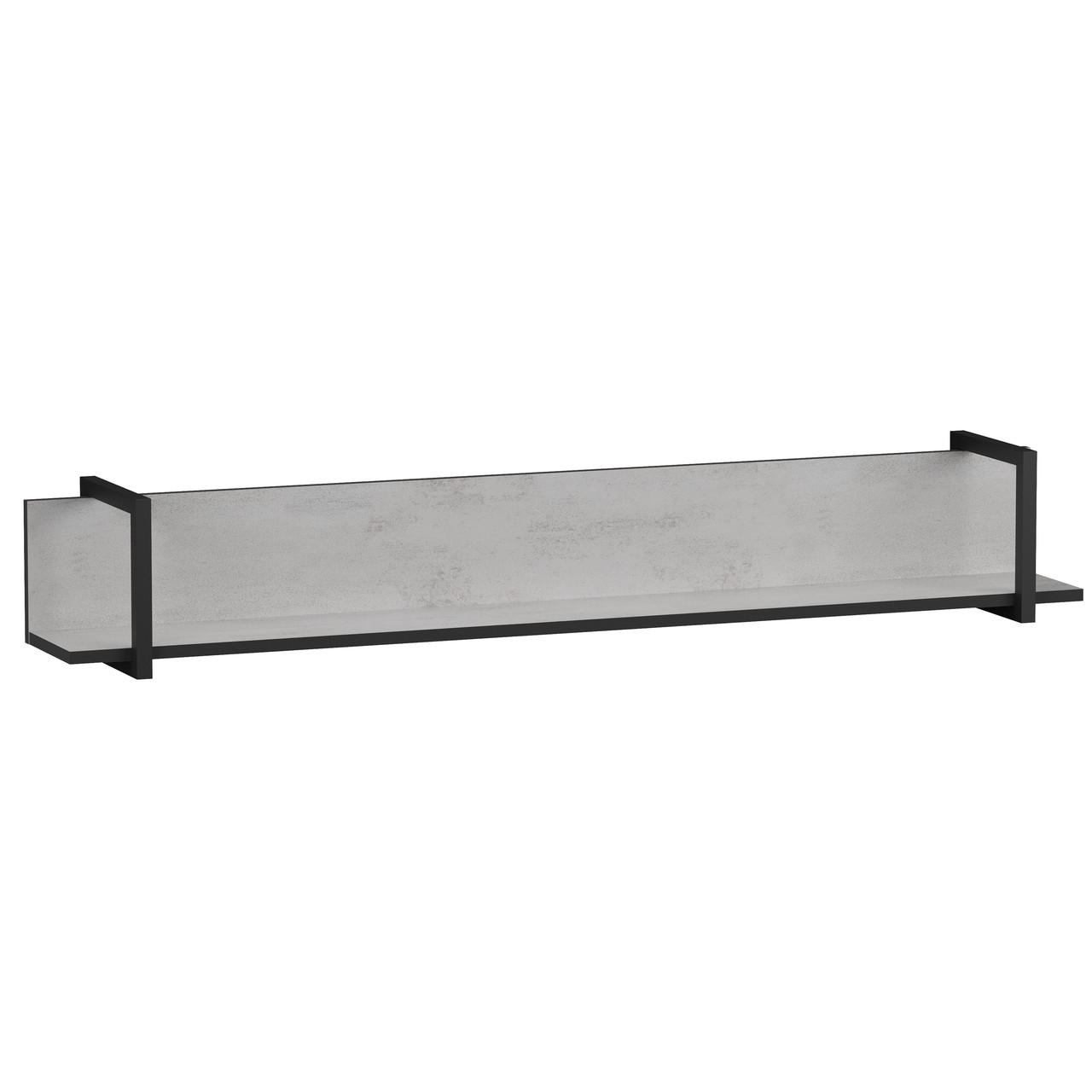 Полиця для книг та декору Moreli F-0015 Бетон Тефра (F-0015-beton_tefra)