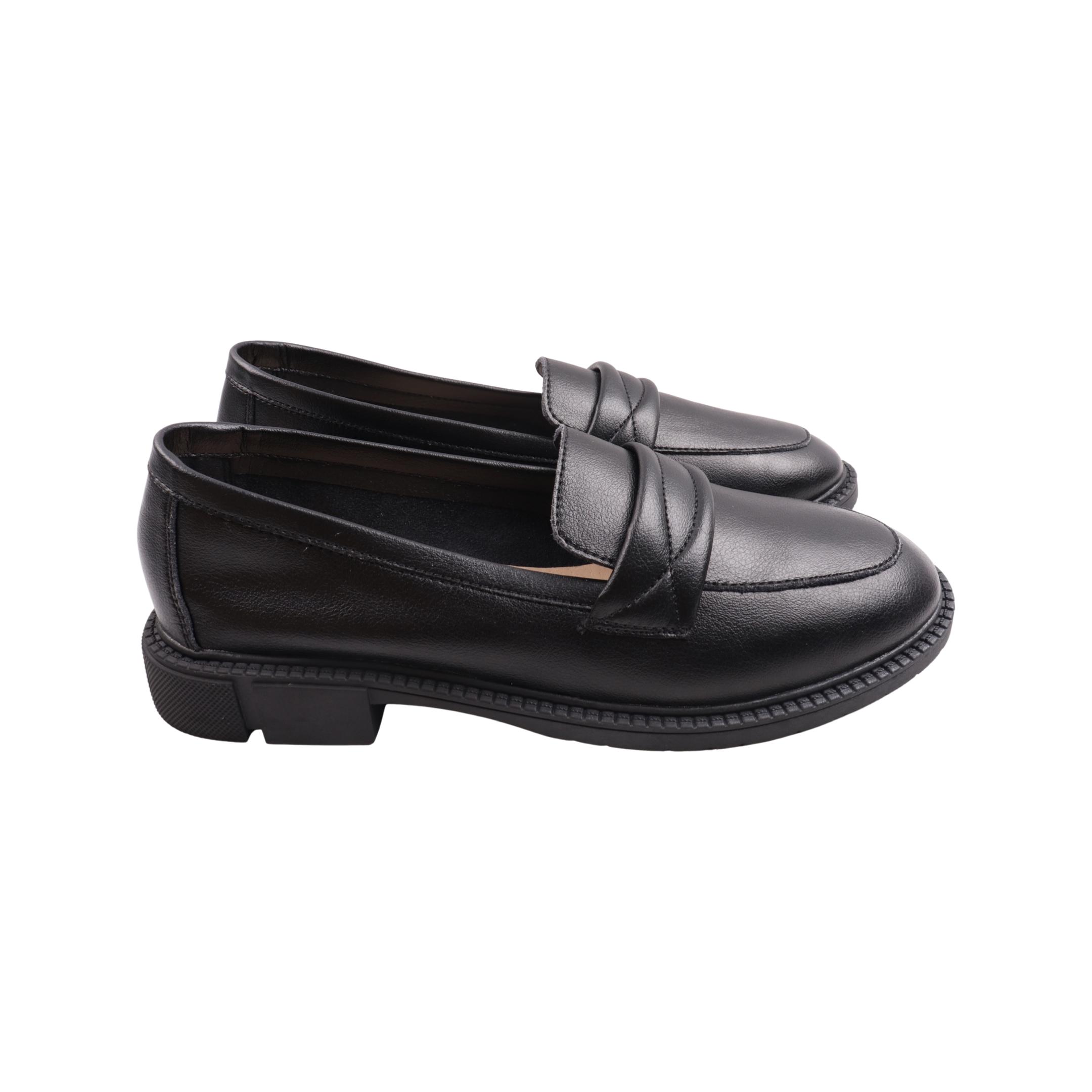 Туфли женские Farinni из кожи р. 38 Черный (362-23DTC)