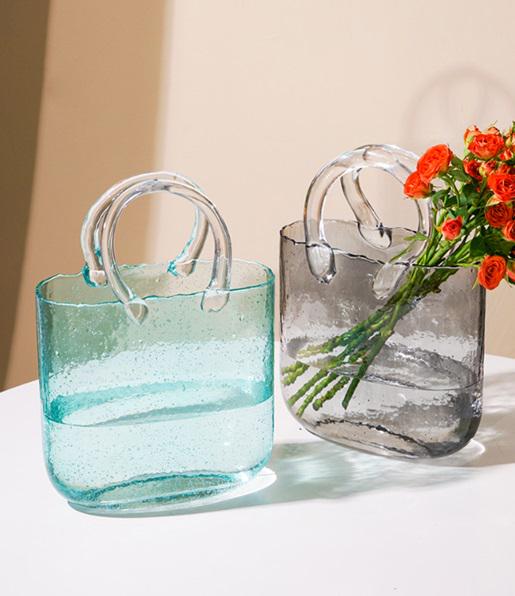 Ваза скляна 18660 19,5х28 см Блакитний (5011895) - фото 2 Ваза скляна 18660 19,5х28 см Блакитний (5011895) - фото 2