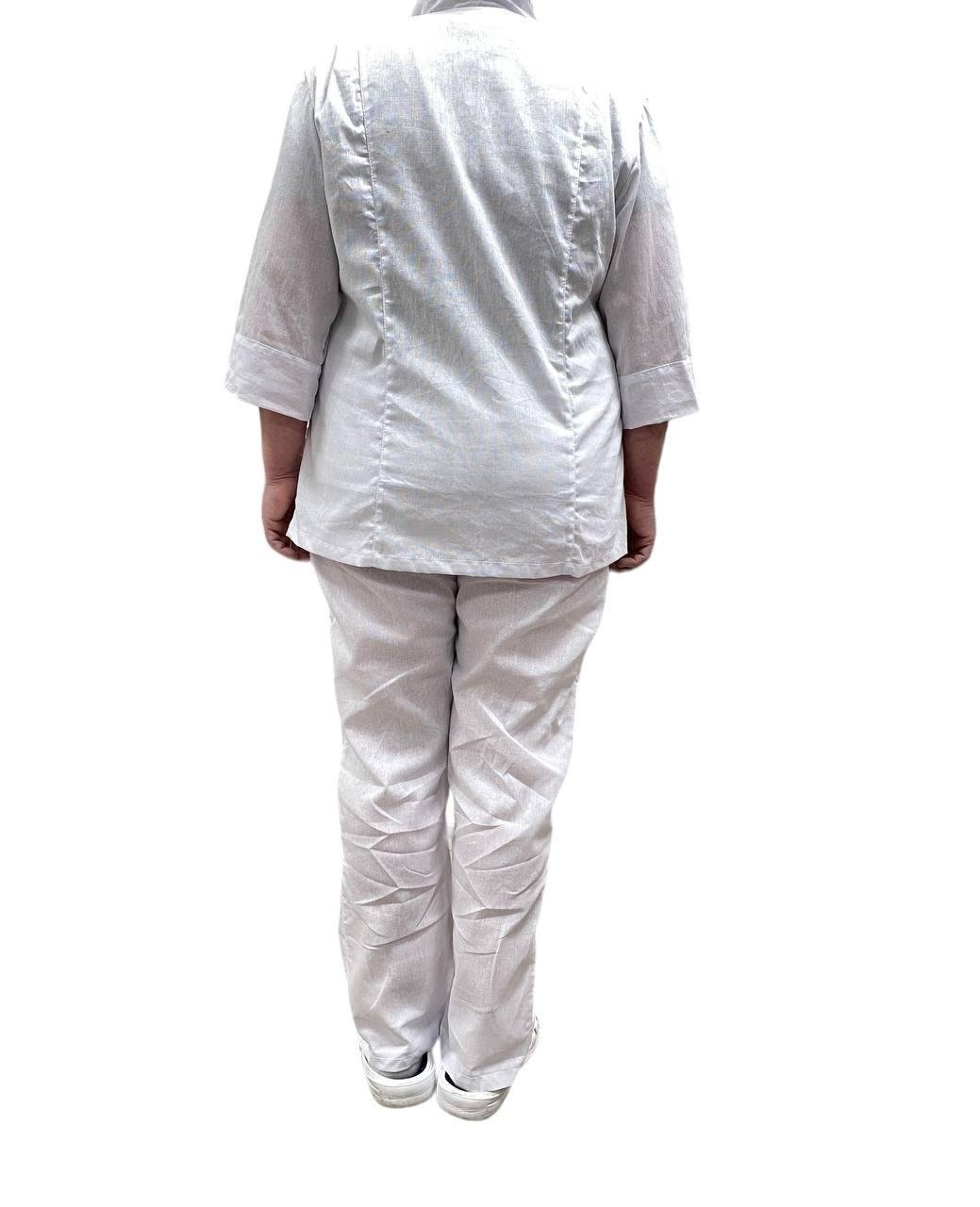 Форма для повара VS Thermal Eco Bag р. 52 Белый - фото 3 Форма для повара VS Thermal Eco Bag р. 52 Белый - фото 3