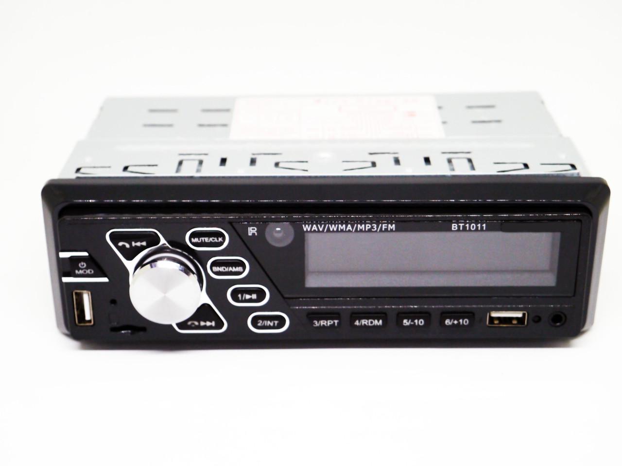 Автомагнитола Pioneer 1011BT USB/microSD/FM/AUX + Bluetooth с пультом ДУ 4x50 Вт