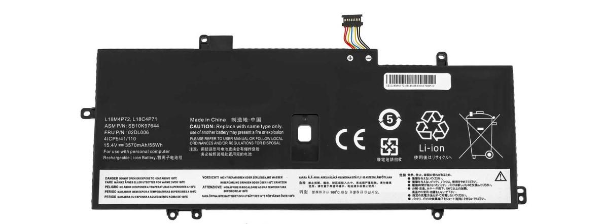 Аккумулятор для Lenovo ThinkPad X1 Carbon 8th Gen (141221)