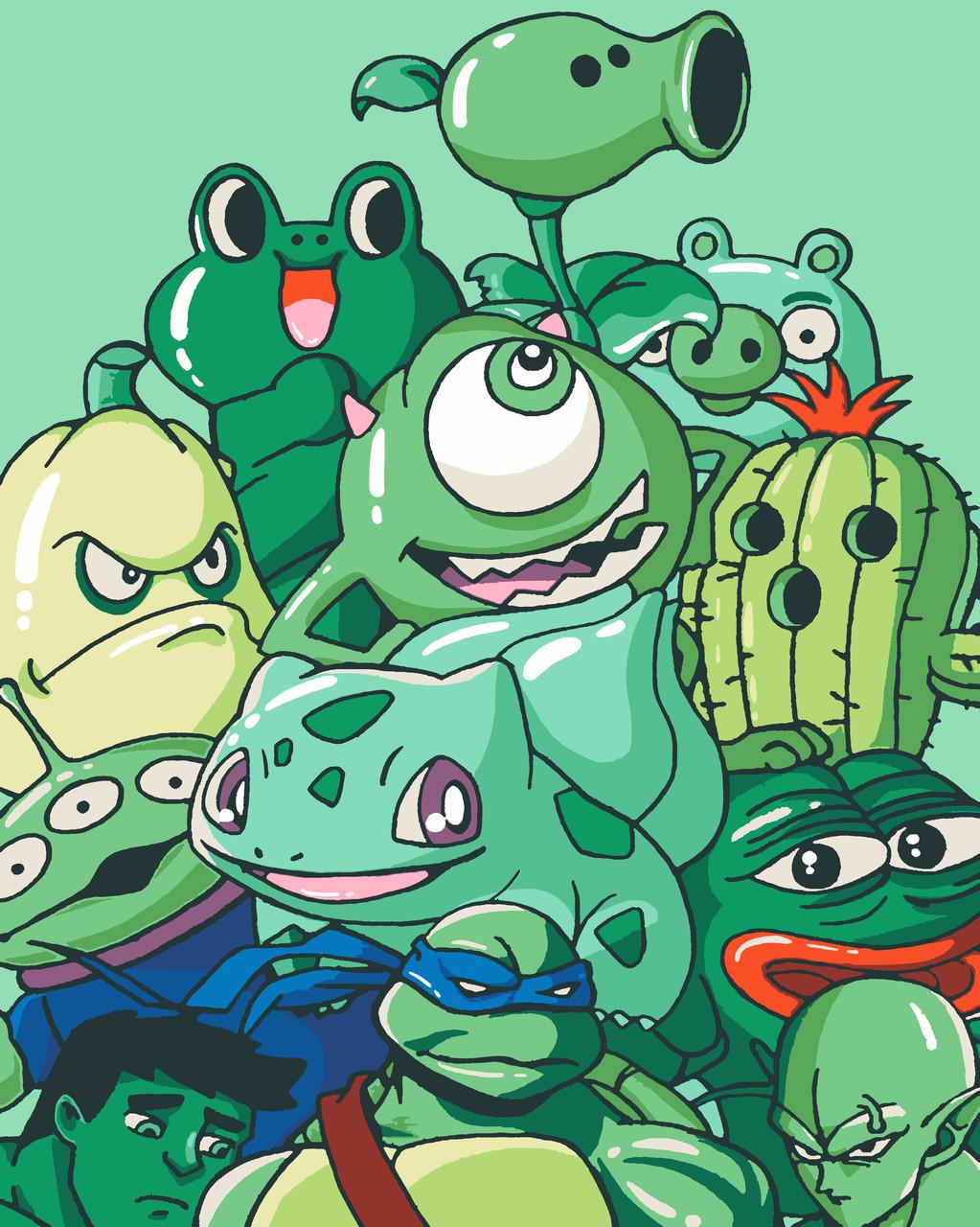 Картина за номерами Riviera Blanca Super Green 40x50 см (RB-0933) - фото 4 Картина за номерами Riviera Blanca Super Green 40x50 см (RB-0933) - фото 4