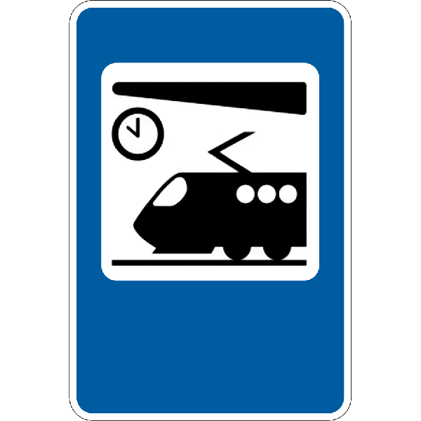 Дорожный знак прямоугольный Фабрика знаков 5.66 700х1050 мм (504069-1)