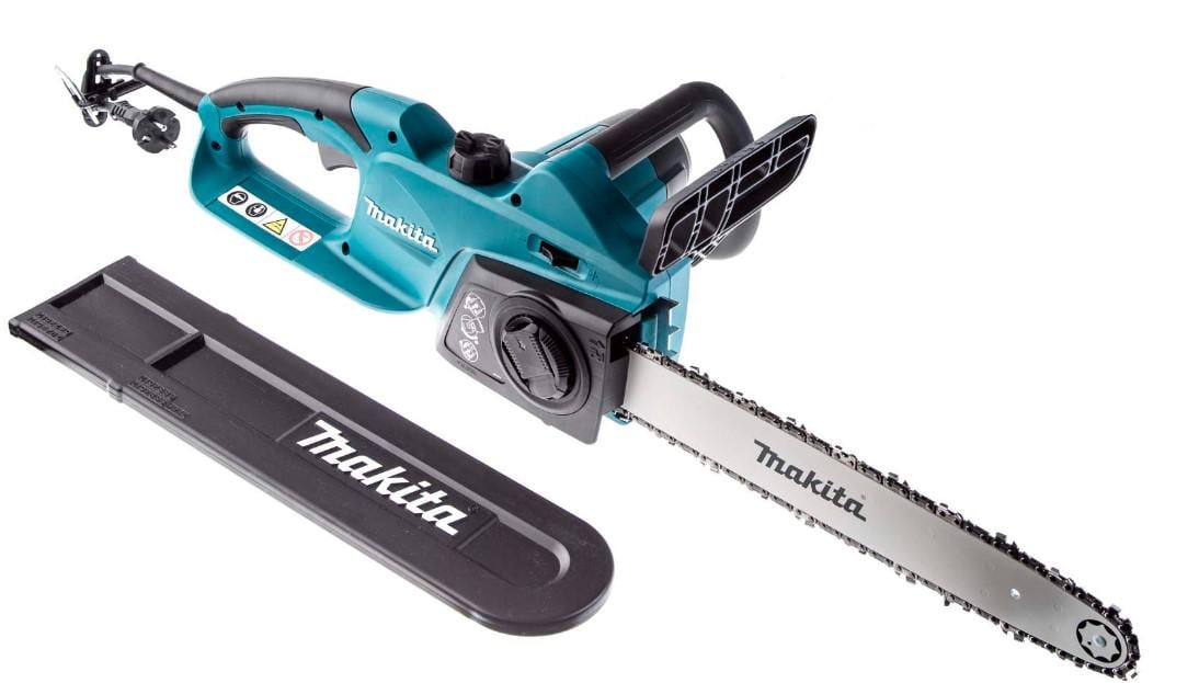Цепная электропила Makita UC3551A (2000Вт, 350мм) пила с инерционным тормозом цепи (4355)