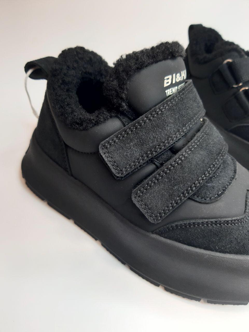 Ботинки детские зимние Bi&Ki для девочки р. 36 23 см Черный (01425 А) - фото 5 Ботинки детские зимние Bi&Ki для девочки р. 36 23 см Черный (01425 А) - фото 5