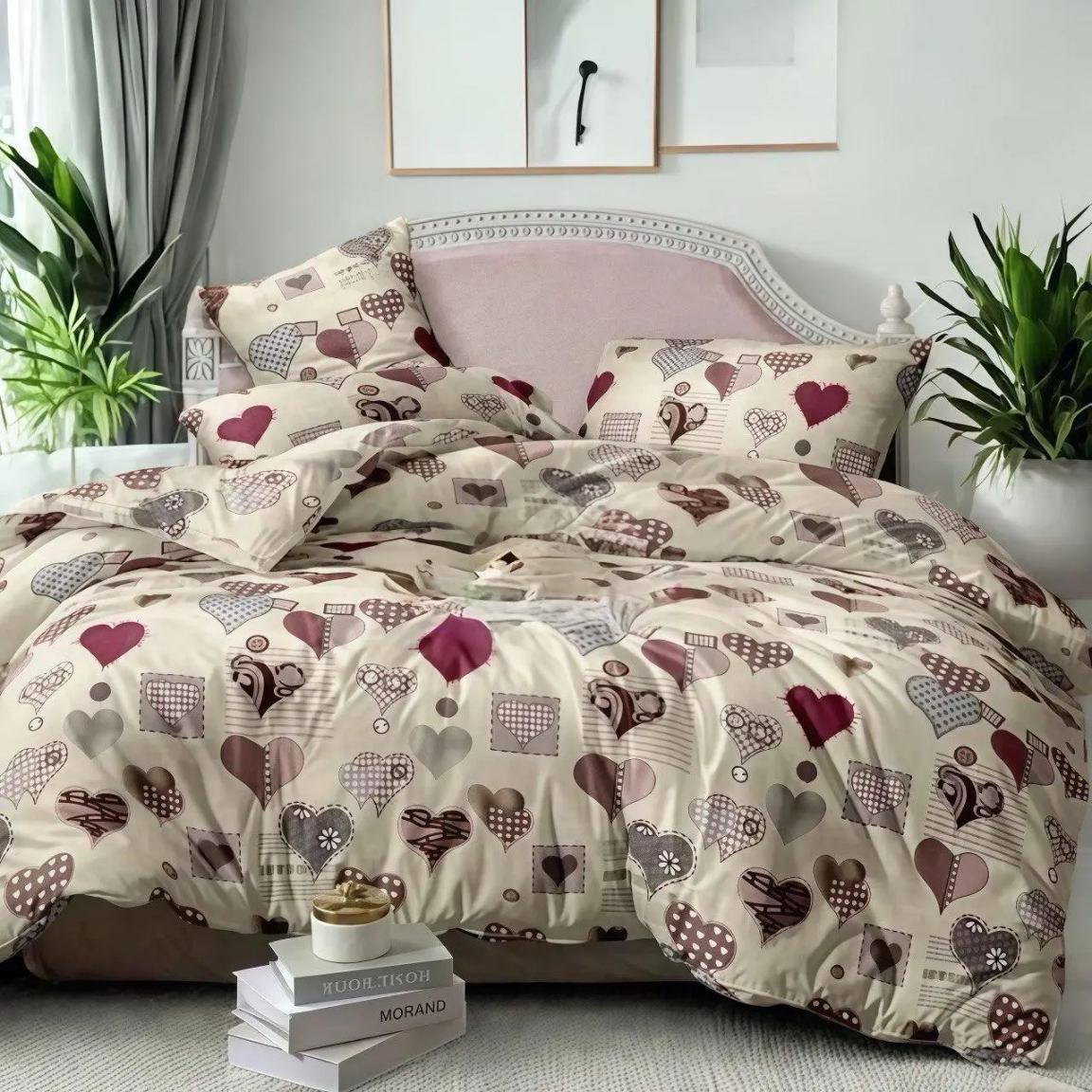 Комплект постельного белья Your Hearts 2 полуторный полиэстер 150х220 см (T75-0309h/1.5) Комплект постельного белья Your Hearts 2 полуторный полиэстер 150х220 см (T75-0309h/1.5)