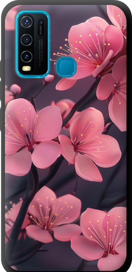 Чехол на Vivo Y30 Пурпурная сакура (6075b-2154-42517) Чехол на Vivo Y30 Пурпурная сакура (6075b-2154-42517)