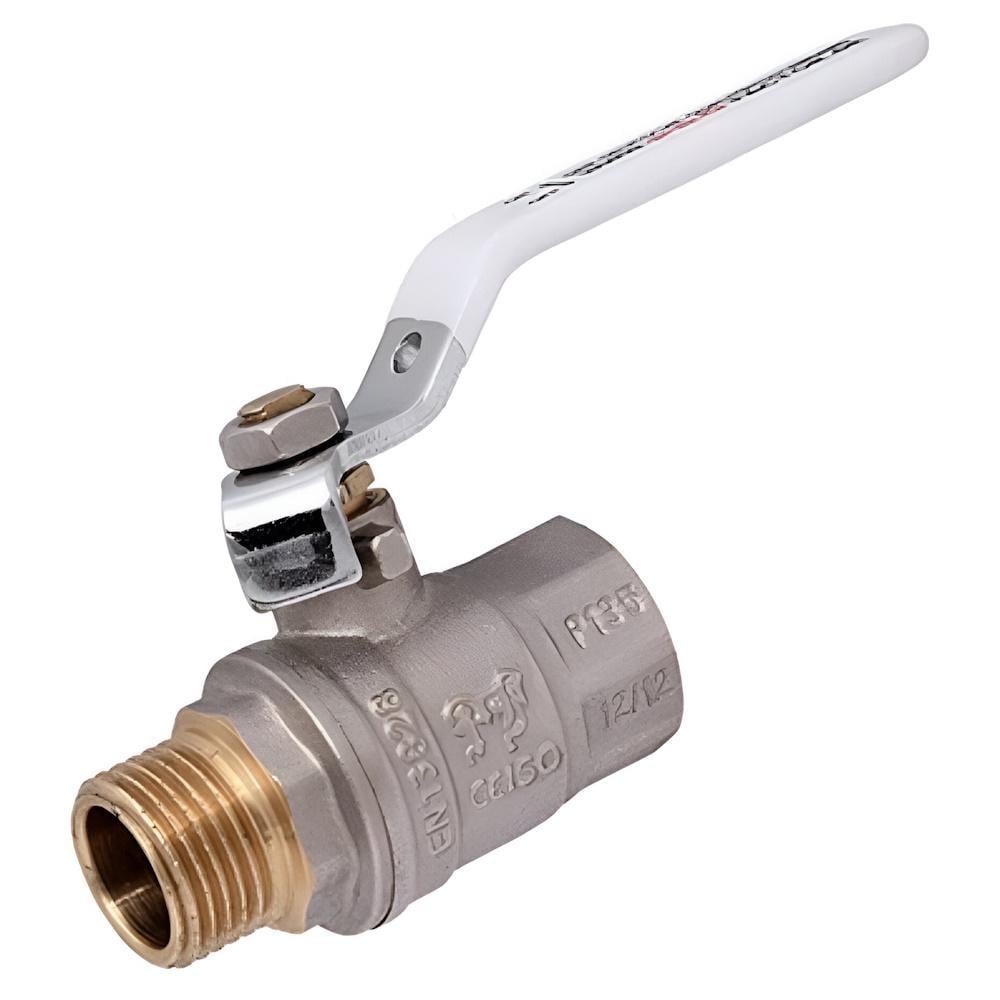 Кран кульовий PROFACTOR PF FBV 315 ВЗ з ручкою важіль 1/2" (AKD7860)