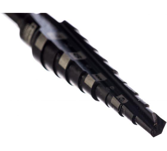 Сверло ступенчатое Milwaukee Step Drill 4-12 мм с шагом 1 мм (48899301) - фото 2 Сверло ступенчатое Milwaukee Step Drill 4-12 мм с шагом 1 мм (48899301) - фото 2