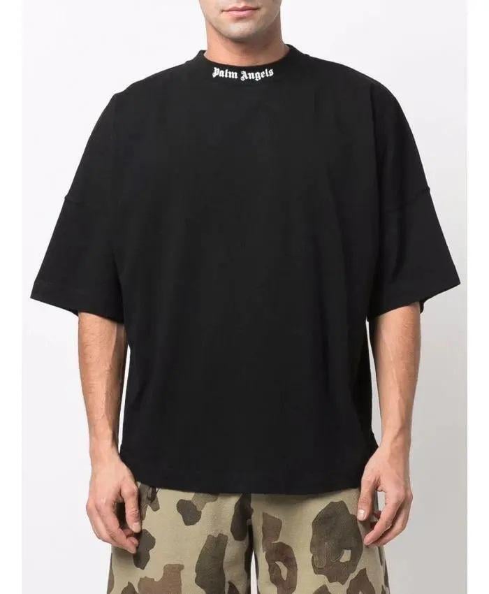 Футболка мужская Palm Angels Logo Print T-Shirt Oversise PAW-5011BL XL