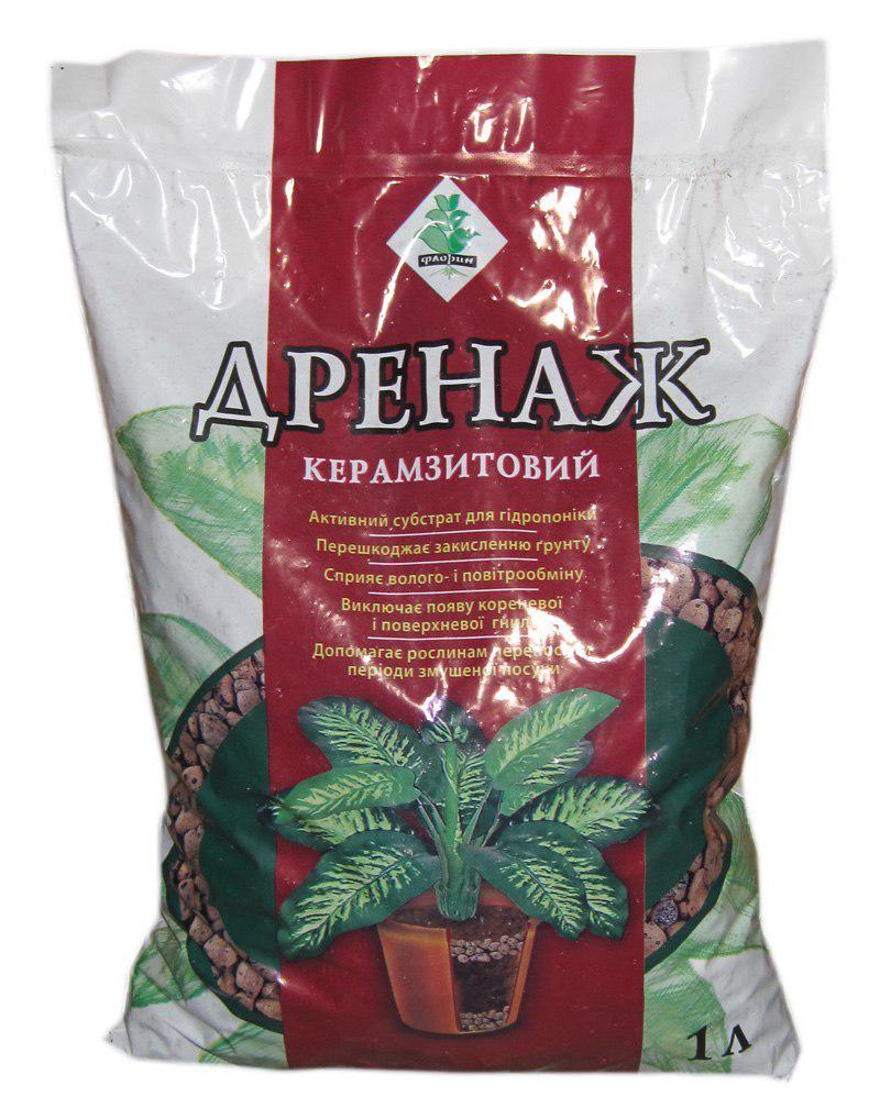 Дренаж керамзитовый Флорин 1 л мелкий - фото 1