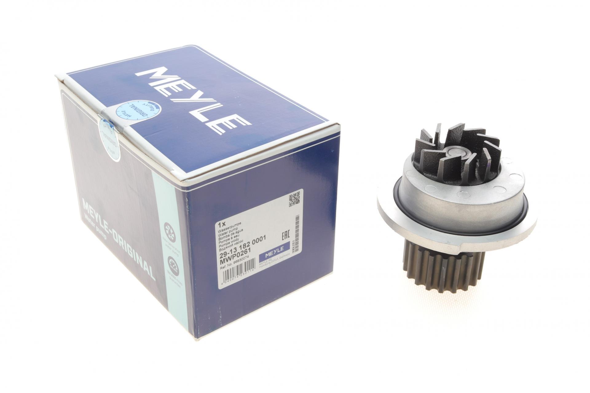 Водяная помпа Meyle Chevrolet Aveo/Lacetti 1.4/1.6 03-/Daewoo Nubira 1.6 16V 97- 19z (29-13 182 0001)