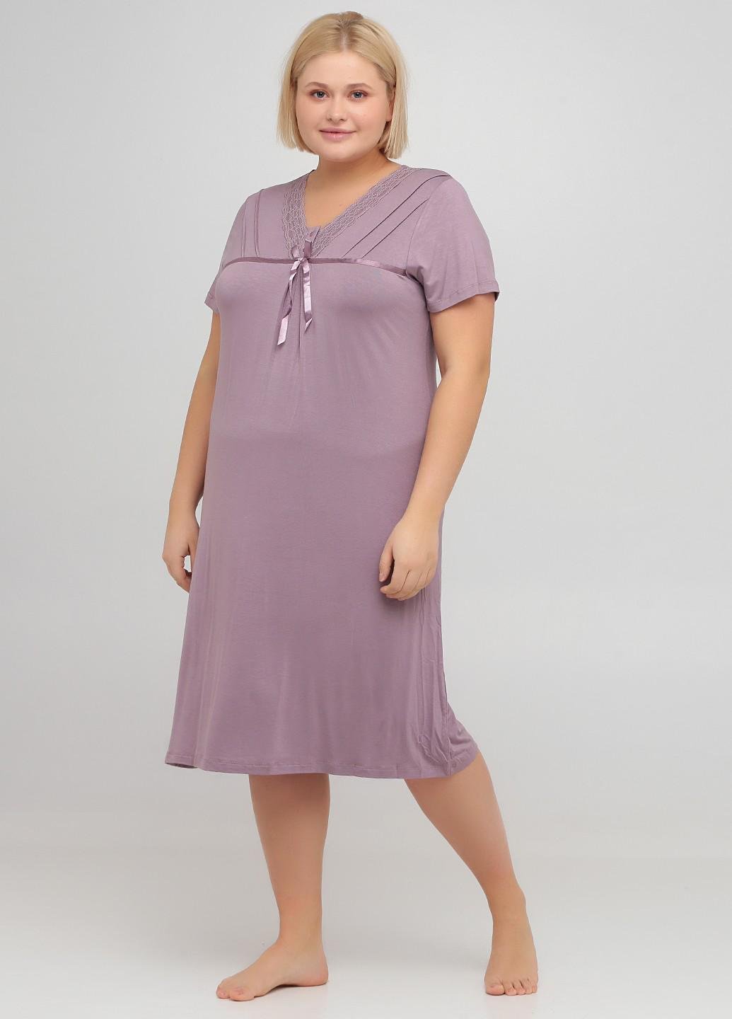 Ночная рубашка женская Cotpark 2XL Сиреневый (13363-22)