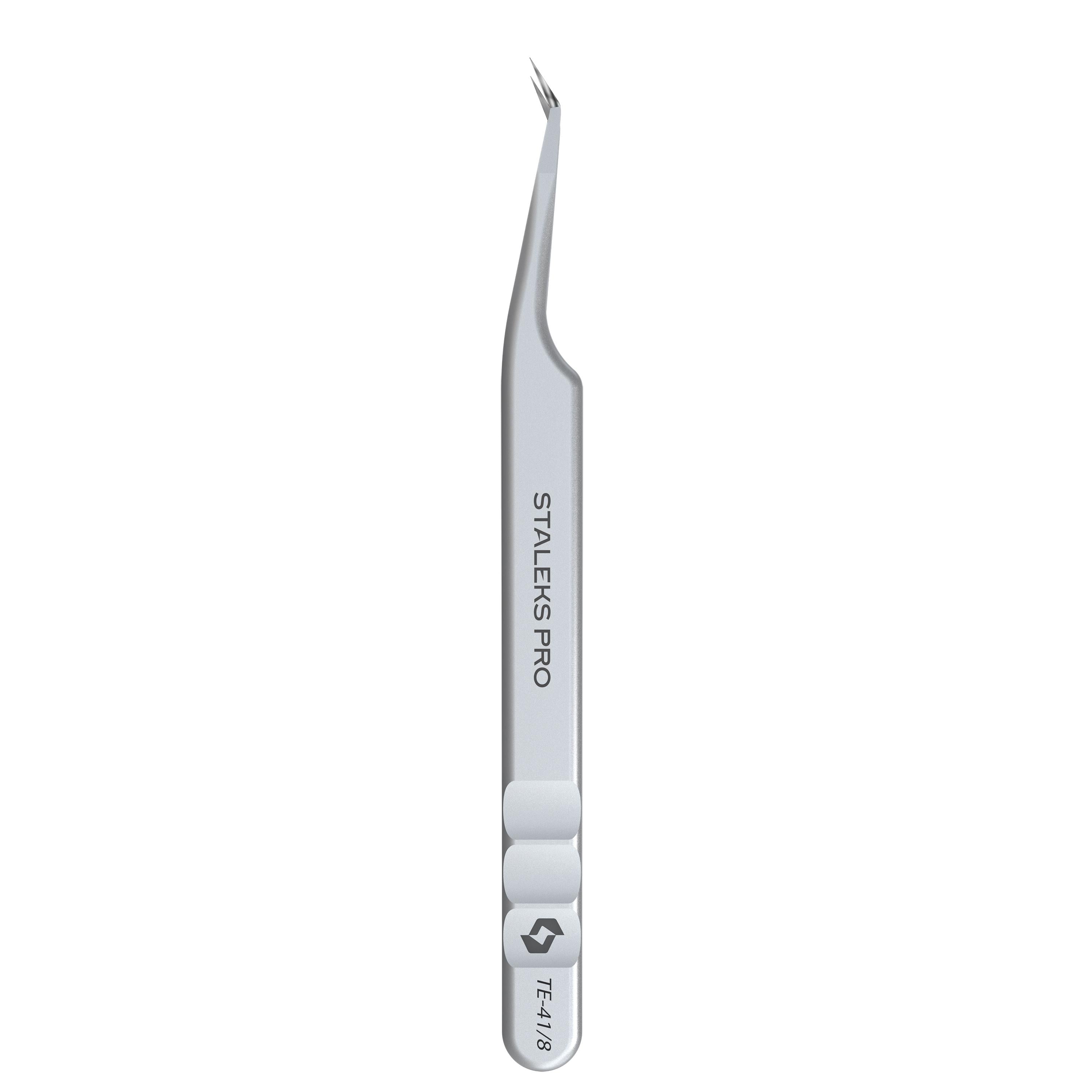 Пінцет професійний для вій STALEKS EXPERT 41 TYPE 8 mini L (TE-41/8) - фото 4