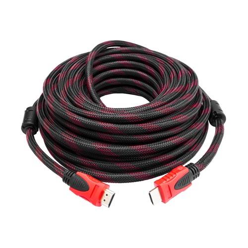 Кабель Promotec HDMI на HDMI 15 м v1,4 позолоченный в оплетке (5265)