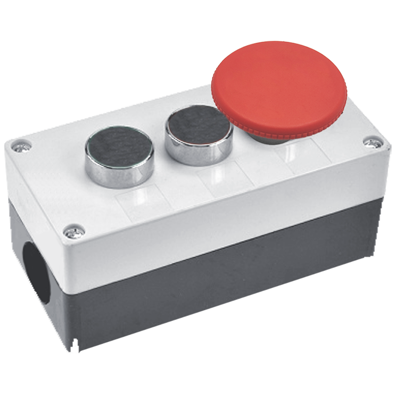 Пост трехместный CNC LAY5/3 IP54 2 грибок без фиксации Черный (Б00030691)