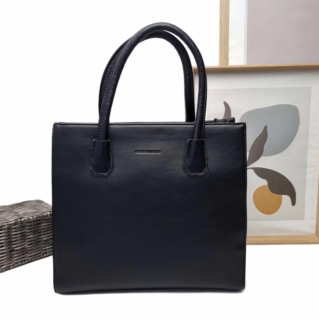 Сумка жіноча Eteral Smile з двома ручками штучна шкіра Чорний (A-94558 black)