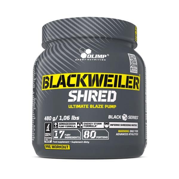 Энергетик Olimp Nutrition BlackWeiler Shred 480 g /80 servings/ Orange