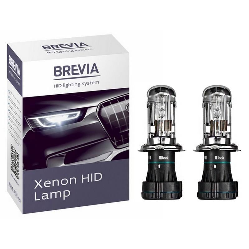 Лампа ксенонова Brevia H4 5000K 2 шт. (12450)