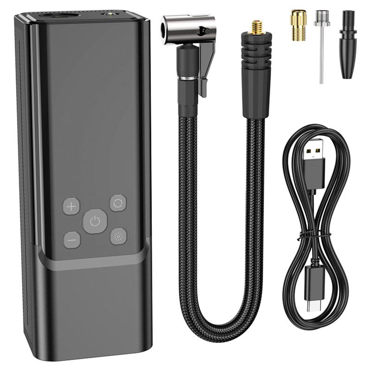 Насос автомобильный Hoco ZP7 Maddy portable smart air pump (6942007614511) - фото 8 Насос автомобильный Hoco ZP7 Maddy portable smart air pump (6942007614511) - фото 8