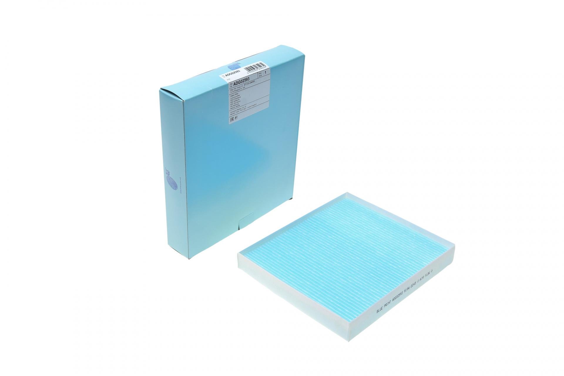 Фильтр салона BLUE PRINT для Kia Optima 1,7 CRDi 2,0 16V 10- (ADG02593)