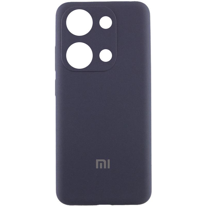Протиударний Чохол Silicone Cover Lakshmi Full Camera (AAA) with Logo для Xiaomi Redmi Note 13 4G Сірий/Dark Gray