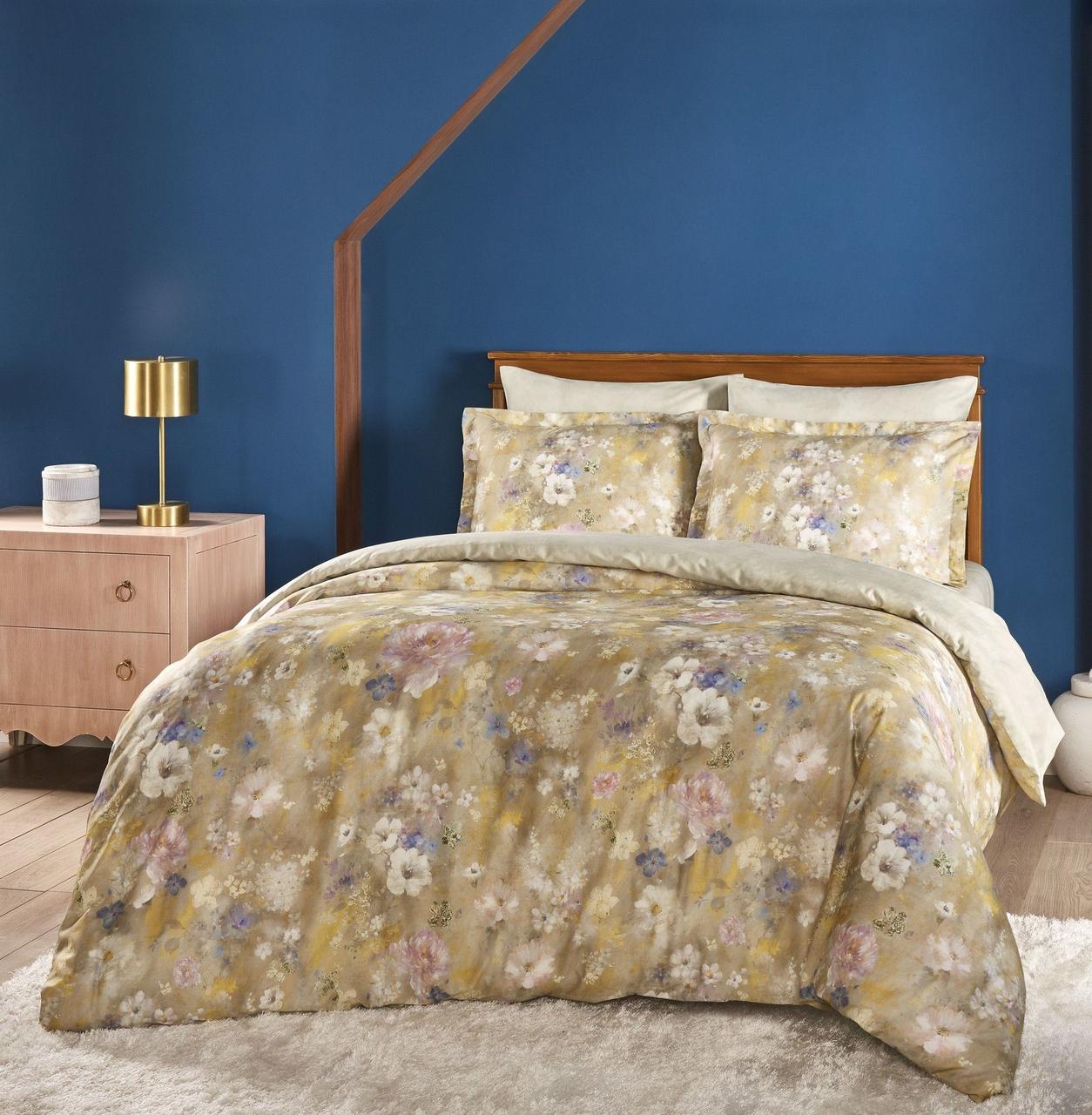 Постельное белье TAC Digital Penon yesil v01 евро Зеленый (svt-2000022272551)