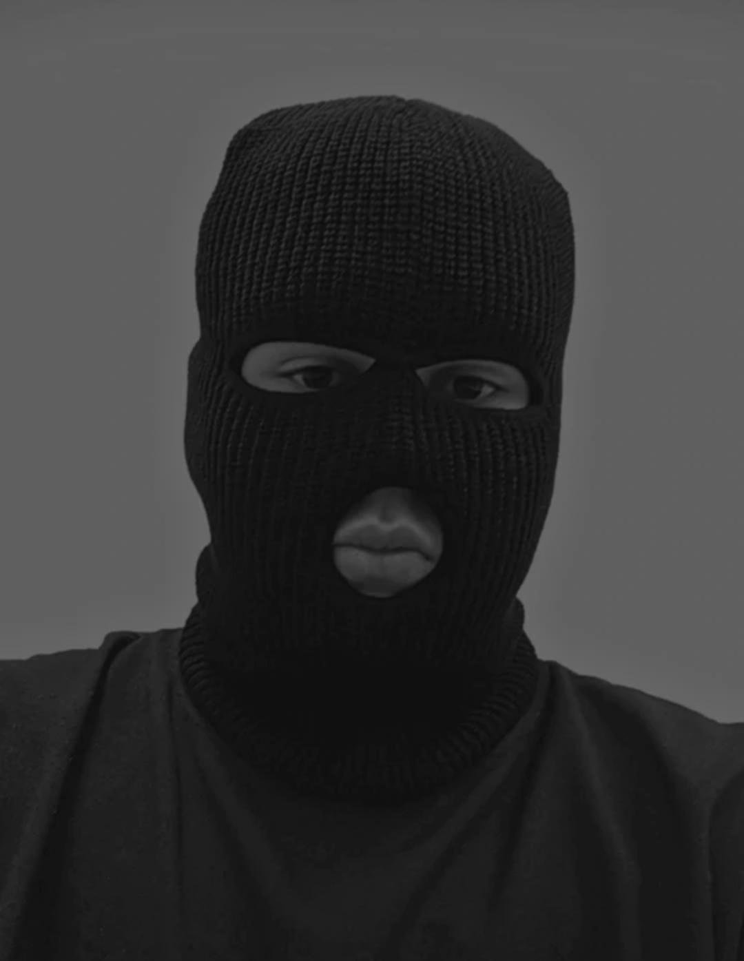 Балаклава маска Бандитка 3 унісекс Чорний - фото 8