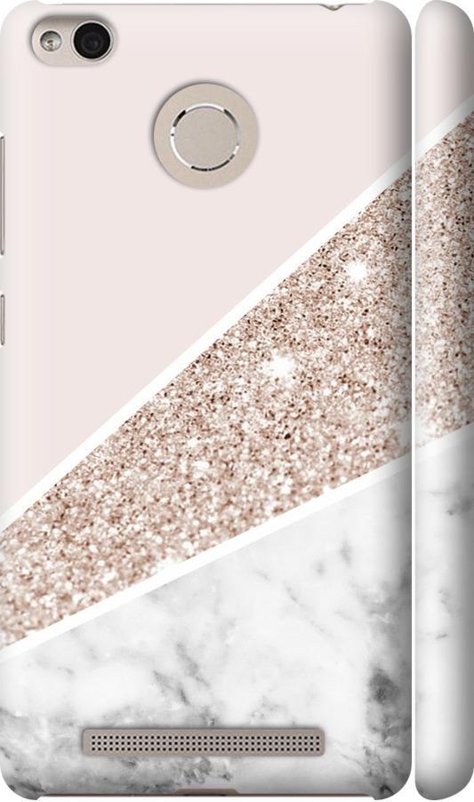 Чехол на Xiaomi Redmi 3s Пастельный мрамор (4342m-357-42517)