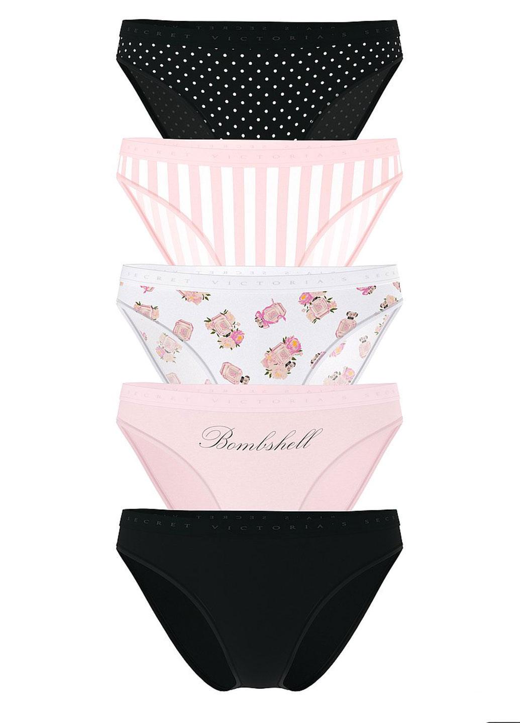 Набор трусиков Victoria's Secret L 5 шт. Разноцветный (1440000425488QD7L)