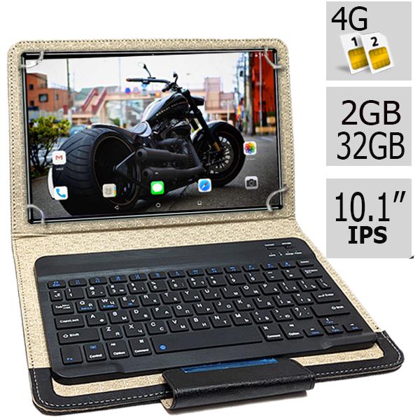 Планшет-телефон Adronix LTE Tab232 2/32 DUAL SIM IPS 10,1" Green с Bluetooth клавиатурой (23954718) - фото 2
